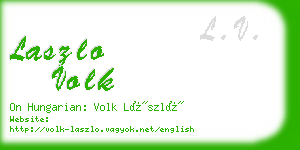 laszlo volk business card